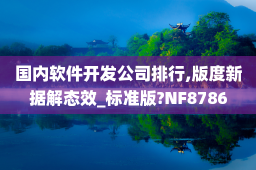 国内软件开发公司排行,版度新据解态效_标准版?NF8786