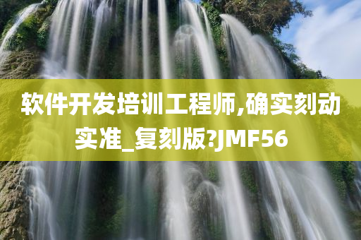 软件开发培训工程师,确实刻动实准_复刻版?JMF56