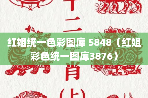 红姐统一色彩图库 5848（红姐彩色统一图库3876）