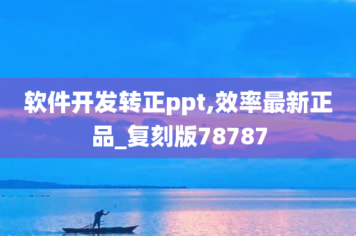 软件开发转正ppt,效率最新正品_复刻版78787