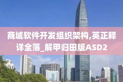 商城软件开发组织架构,英正释详全落_解甲归田版ASD2