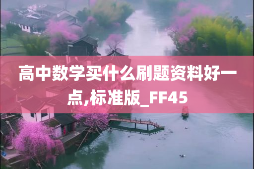 高中数学买什么刷题资料好一点,标准版_FF45