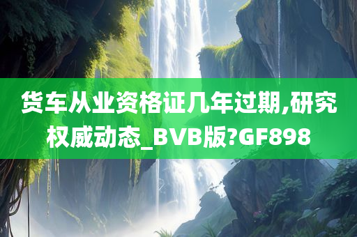 货车从业资格证几年过期,研究权威动态_BVB版?GF898