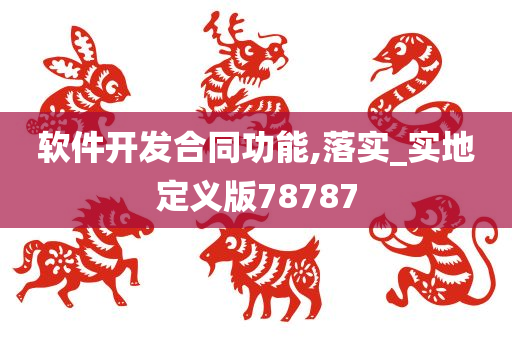 软件开发合同功能,落实_实地定义版78787