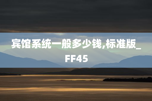 宾馆系统一般多少钱,标准版_FF45