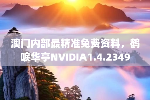 澳门内部最精准免费资料，鹤唳华亭NVIDIA1.4.2349