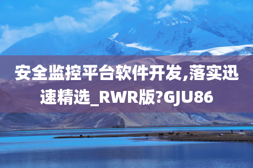 安全监控平台软件开发,落实迅速精选_RWR版?GJU86