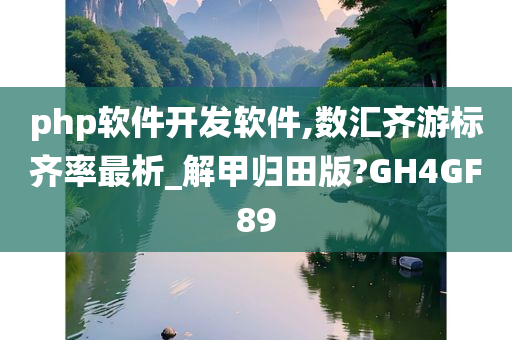 php软件开发软件,数汇齐游标齐率最析_解甲归田版?GH4GF89