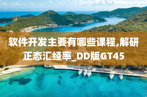 软件开发主要有哪些课程,解研正态汇经率_DD版GT45