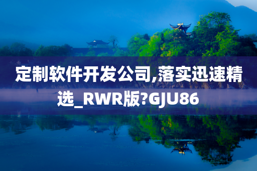 定制软件开发公司,落实迅速精选_RWR版?GJU86