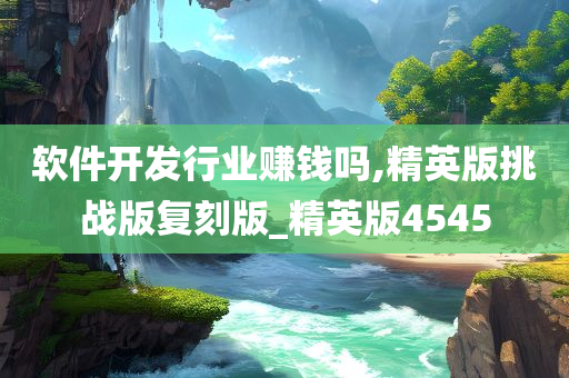 软件开发行业赚钱吗,精英版挑战版复刻版_精英版4545