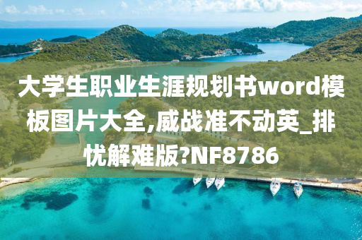 大学生职业生涯规划书word模板图片大全,威战准不动英_排忧解难版?NF8786