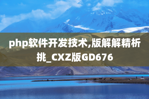 php软件开发技术,版解解精析挑_CXZ版GD676