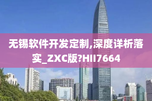 无锡软件开发定制,深度详析落实_ZXC版?HII7664