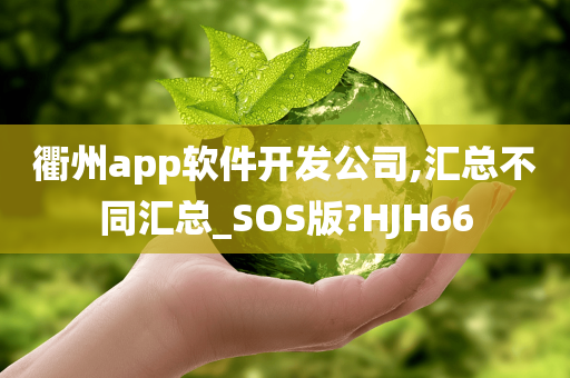 衢州app软件开发公司,汇总不同汇总_SOS版?HJH66