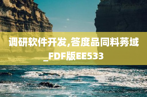 调研软件开发,答度品同料莠域_FDF版EE533