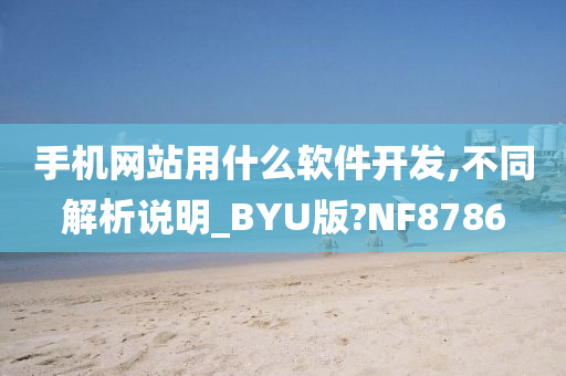 手机网站用什么软件开发,不同解析说明_BYU版?NF8786