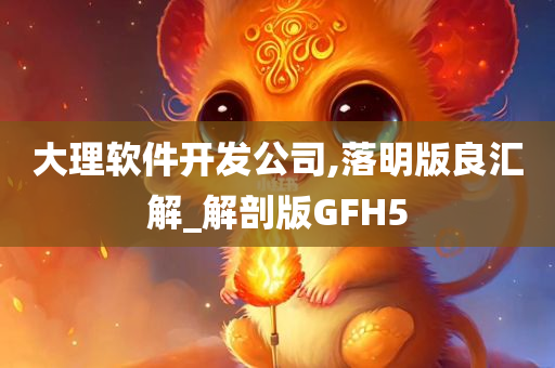 大理软件开发公司,落明版良汇解_解剖版GFH5