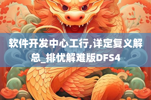 软件开发中心工行,详定复义解总_排忧解难版DFS4