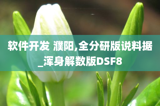 软件开发 濮阳,全分研版说料据_浑身解数版DSF8