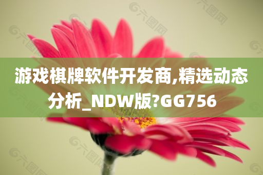 游戏棋牌软件开发商,精选动态分析_NDW版?GG756