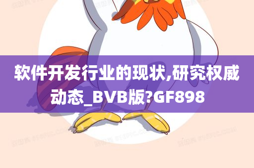 软件开发行业的现状,研究权威动态_BVB版?GF898