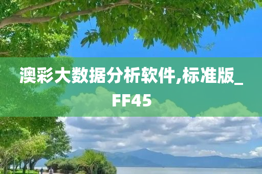 澳彩大数据分析软件,标准版_FF45