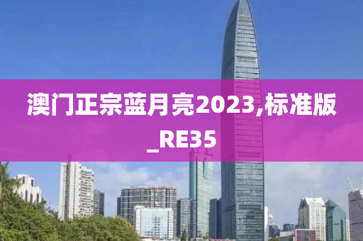 澳门正宗蓝月亮2023,标准版_RE35