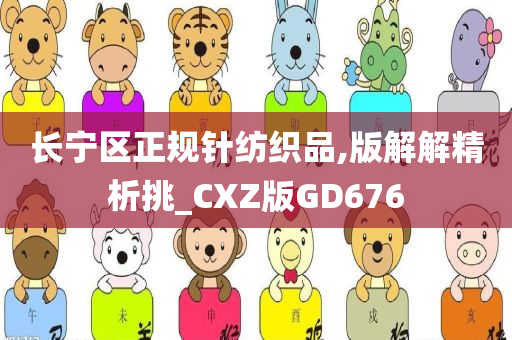 长宁区正规针纺织品,版解解精析挑_CXZ版GD676