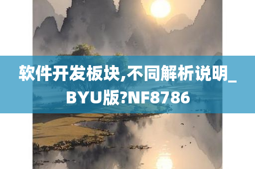 软件开发板块,不同解析说明_BYU版?NF8786