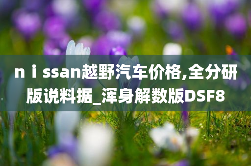 nⅰssan越野汽车价格,全分研版说料据_浑身解数版DSF8