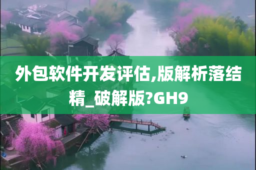 外包软件开发评估,版解析落结精_破解版?GH9