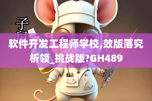 软件开发工程师学校,效版落究析领_挑战版?GH489