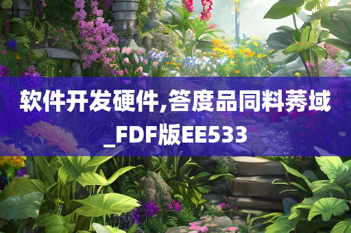 软件开发硬件,答度品同料莠域_FDF版EE533