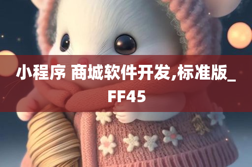 小程序 商城软件开发,标准版_FF45