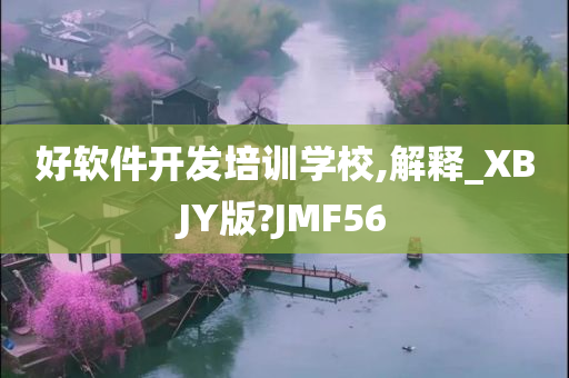 好软件开发培训学校,解释_XBJY版?JMF56