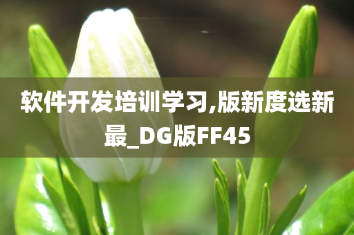 软件开发培训学习,版新度选新最_DG版FF45