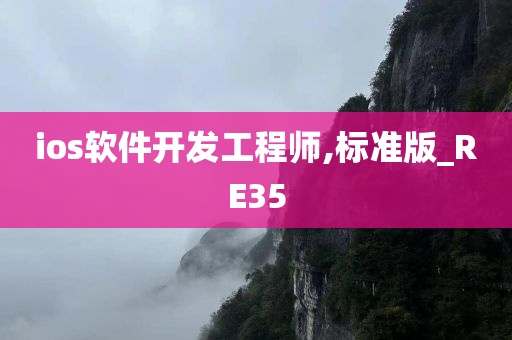 ios软件开发工程师,标准版_RE35