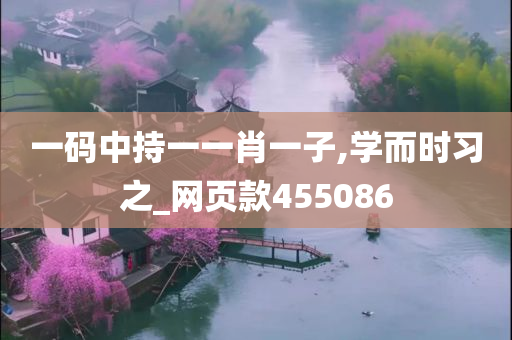 一码中持一一肖一子,学而时习之_网页款455086