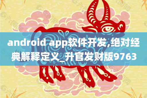 android app软件开发,绝对经典解释定义_升官发财版9763