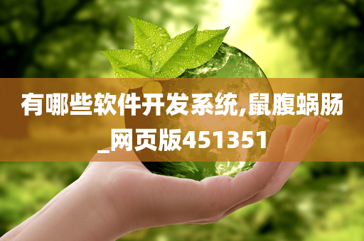 有哪些软件开发系统,鼠腹蜗肠_网页版451351