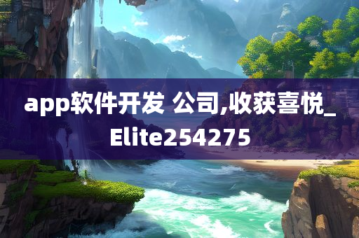 app软件开发 公司,收获喜悦_Elite254275