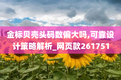 金标贝壳头码数偏大吗,可靠设计策略解析_网页款261751