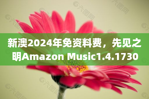 新澳2024年免资料费，先见之明Amazon Music1.4.1730