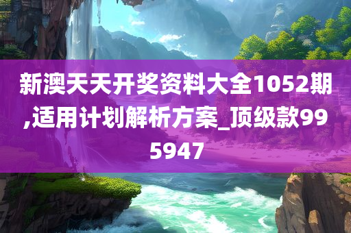 新澳天天开奖资料大全1052期,适用计划解析方案_顶级款995947